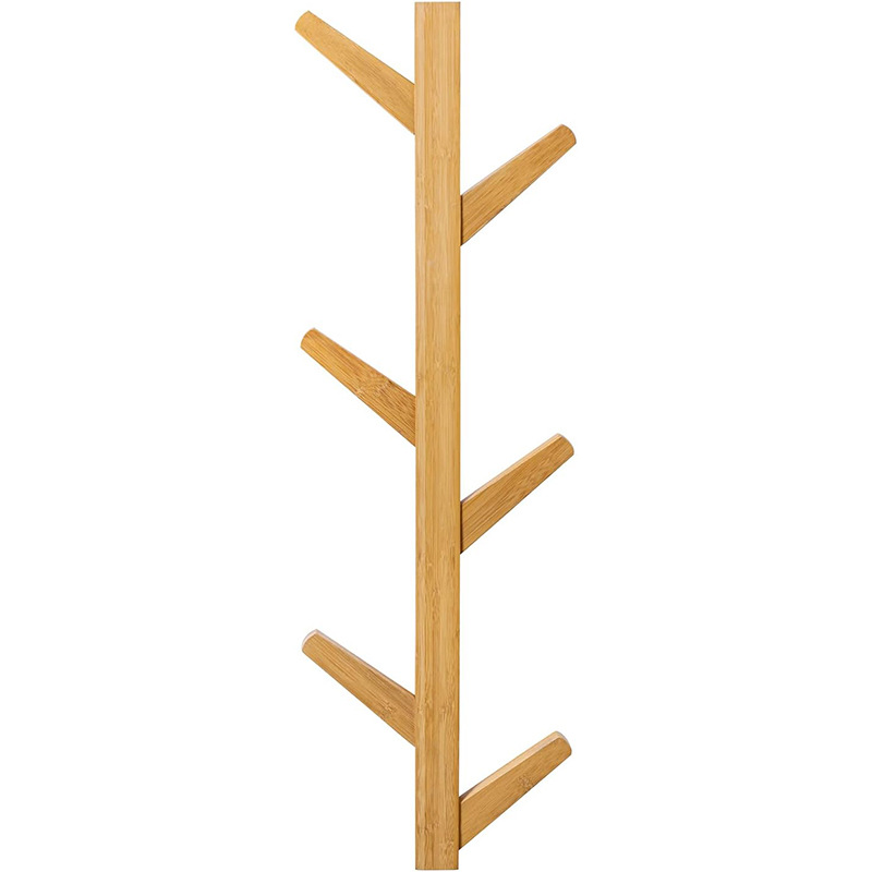 竹制衣架室内壁挂衣帽架门口宝宝外套衣架家用小型置物架-阿里巴巴