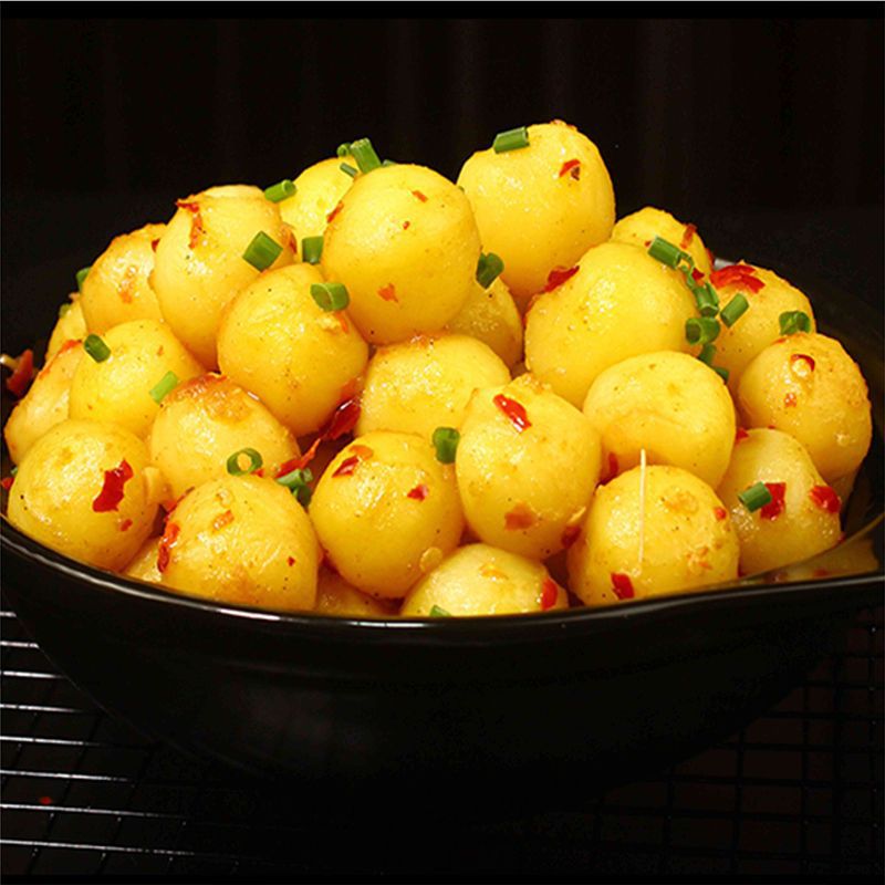 黄金小土豆500迷你土豆去皮马铃薯速冻半成品批发酒店饭店食材批