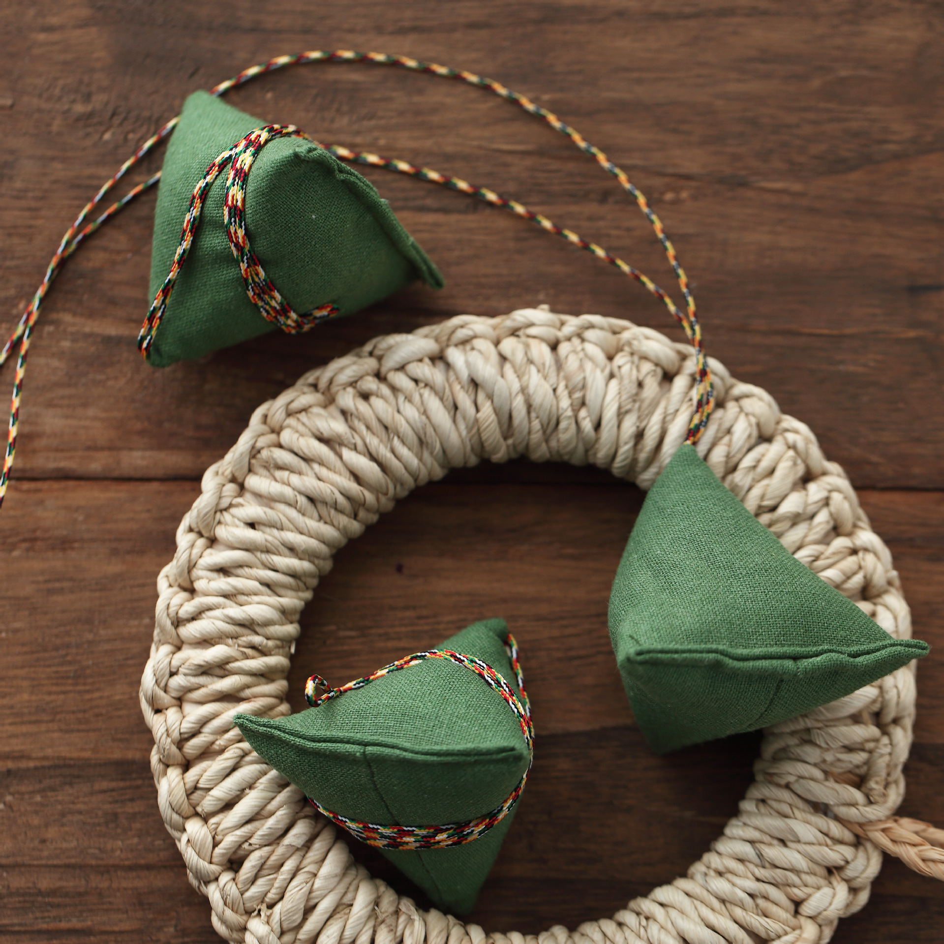 入云屋 夏令包 驱蚊包 端午粽子形状香包 卡通水果小粽子