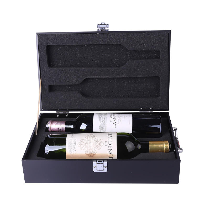 工厂供应翻盖葡萄酒礼盒 红酒礼品盒 商务红酒包装礼品盒
