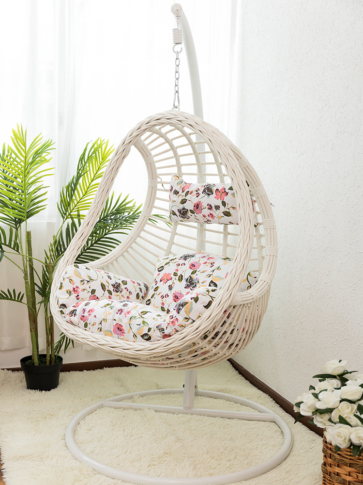 阳台吊椅家用吊篮藤椅室内吊床秋千鸟巢椅子懒人卧室单人摇篮椅