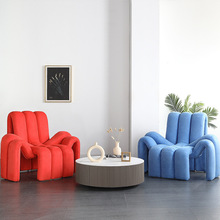 轻奢北欧单沙发意式极简设计师创意个性休闲样板间酒店异形蜘蛛椅