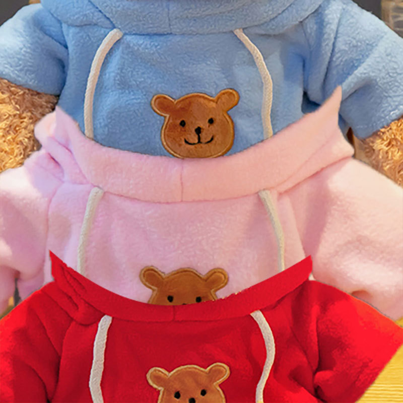 毛绒玩具泰迪熊衣服小熊公仔玩偶布娃娃穿的衣服卫衣毛衣配件配饰
