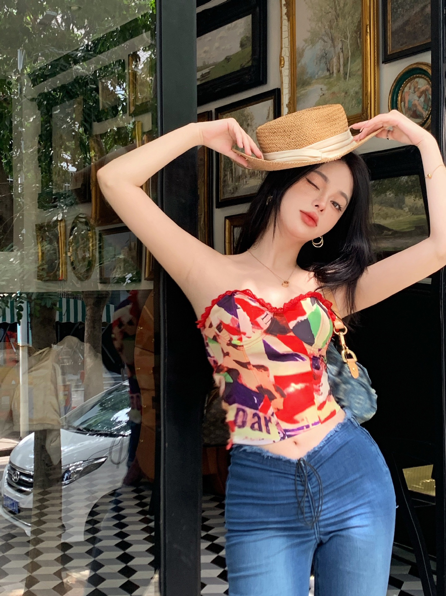 欧美辣妹抹胸小背心女带胸垫无肩带裹胸内衣夏季外穿内搭短款上衣