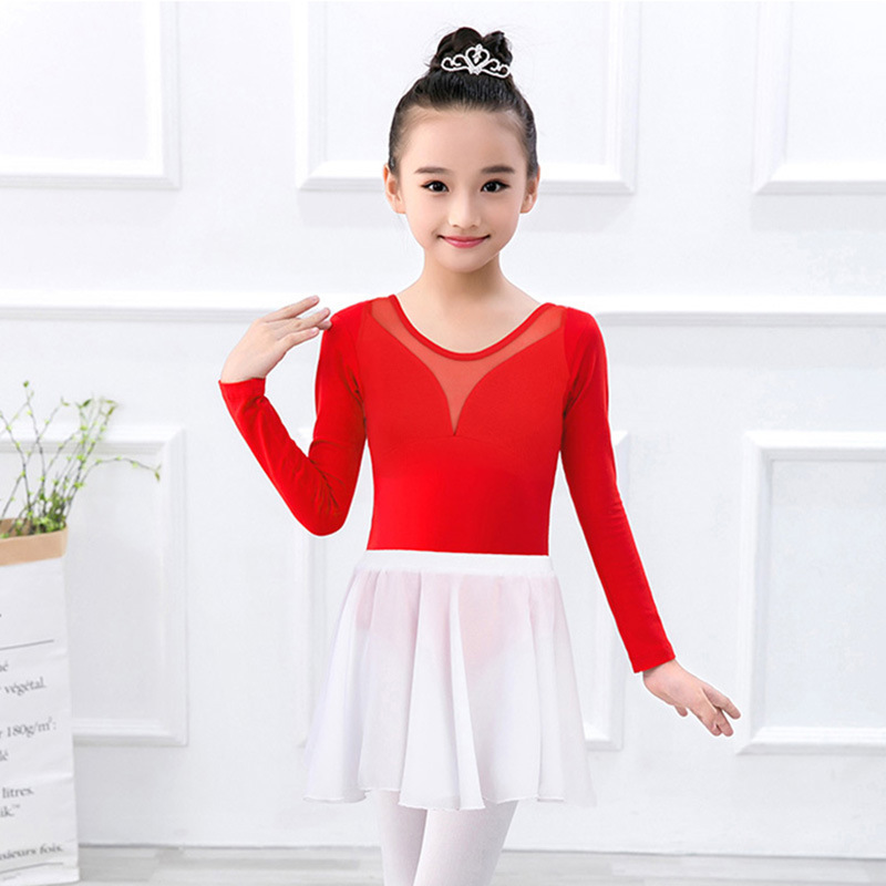 8成交46件儿童舞蹈服披肩女童练功服长袖加厚跳舞衣秋冬女孩上衣小