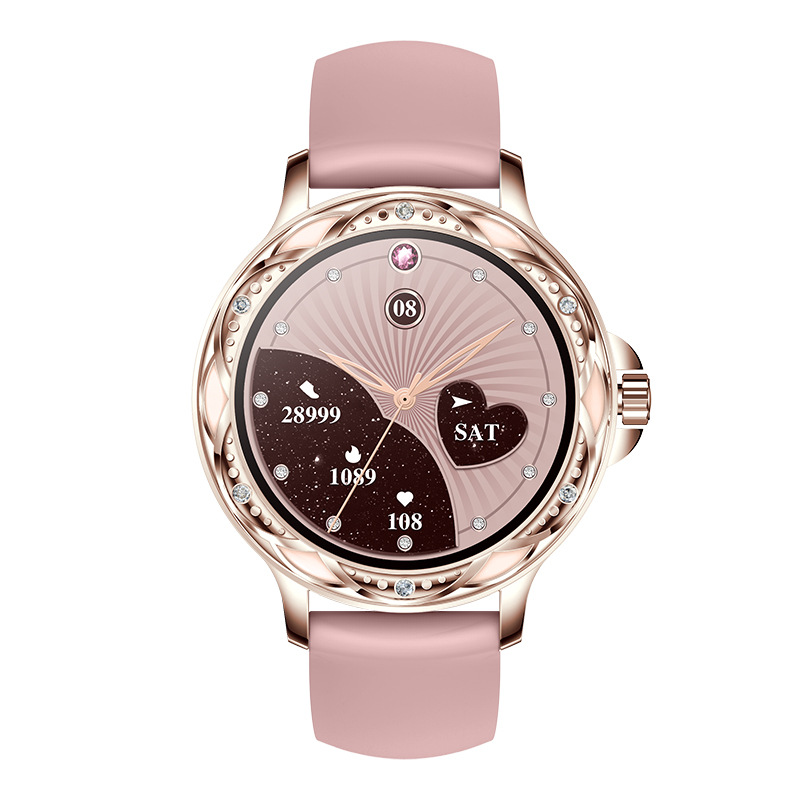 新款cf12智能手表蓝牙通话女性智能手环运动手表多国语言智能手环