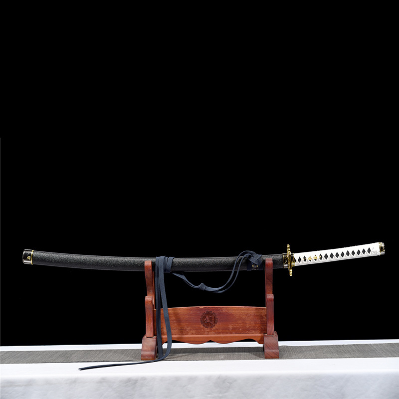 阎魔日本武士刀高锰钢动漫cos家居摆件未开刃防身冷兵器龙泉刀剑