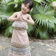 厂家女童少数民族服饰夏装传统国风傣族服小学生六一演出表演服装