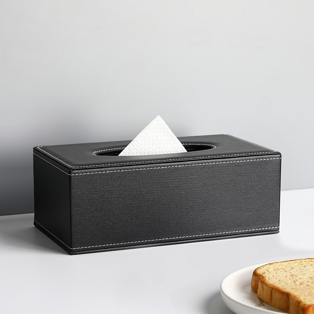 促销皮革抽纸盒