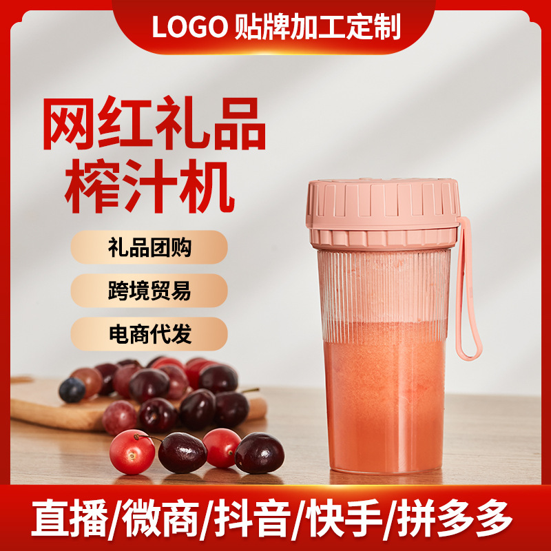 Internet Celebrity Gift Juicer Cup Portable Juicer USB Charging Household Small Blender