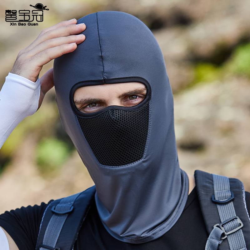 Summer Sun Protection Cycling Mask Outdoor Motorcycle Bicycle Scarf Wind and Dust Proof Neck Scarf Tactical Headgear Cross-Border