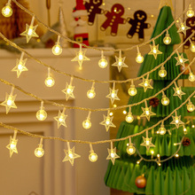 Christmas decoration 圣诞树装饰彩灯闪灯满天星串灯Led星星雪花