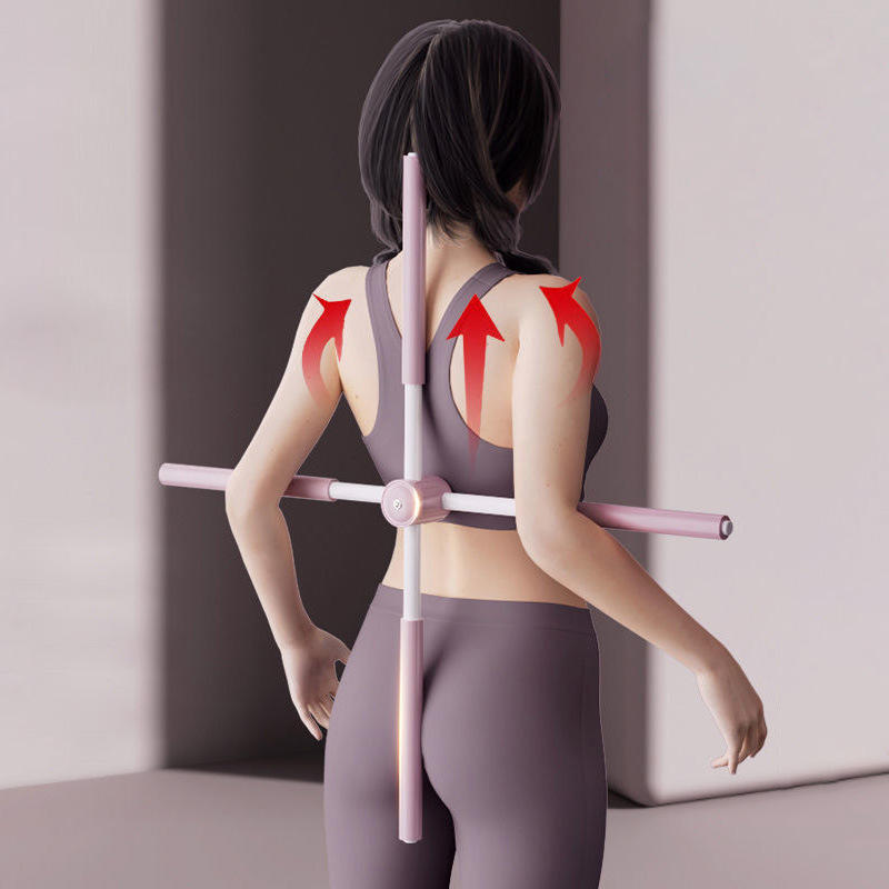 形体棍开背棍成人站姿矫正开肩开背神器瑜伽棍驼背十字架训练器材