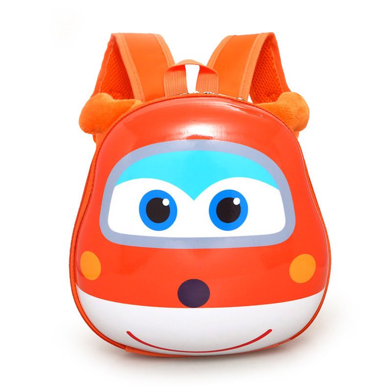 2023 New Children's Backpack Cartoon Animation Kindergarten Backpack 3-5 Years Old Waterproof Eggshell Bag Cute Backpack