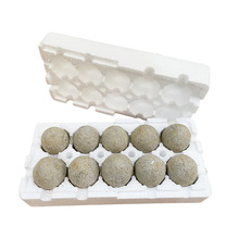 4SZ0批发皮蛋泡沫鸡蛋变蛋咸鸭蛋松花蛋托通用包装盒泡沫箱防震防