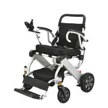 新款厂家成人老年人代步车双侧插入式锂电池智能折叠电动轮椅