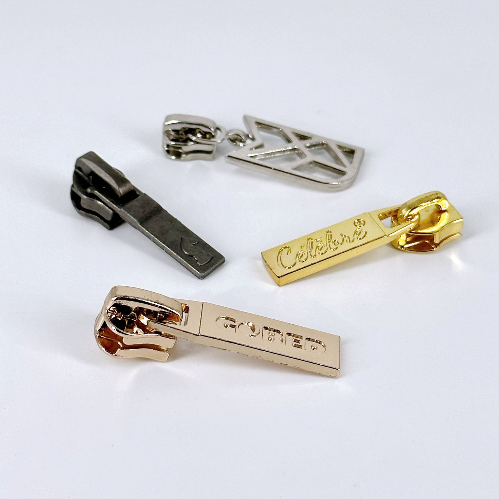 现货批发波浪金属拉锁金属拉链头合金五号拉头3#5#五金金属拉链头