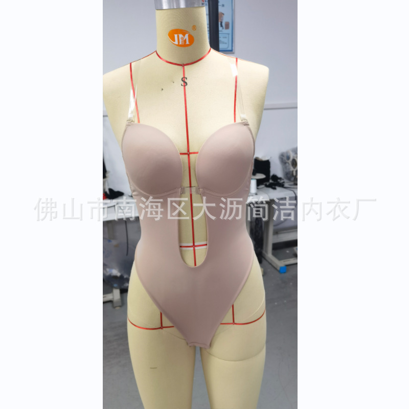 Best-Selling in Stock Shapewear Invisible Strap Bra Lingerie Bodysuit Backless Wedding Dress Evening Gown Jumpsuit