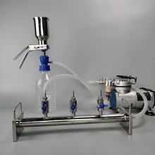 不锈钢多联动抽滤过滤器装置可收集多种液体高效率抽滤器多联抽滤