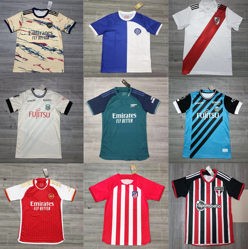 2324巴黎国米阿森纳马竞河床足球球衣拉齐奥纪念版球衣巴黎守门员