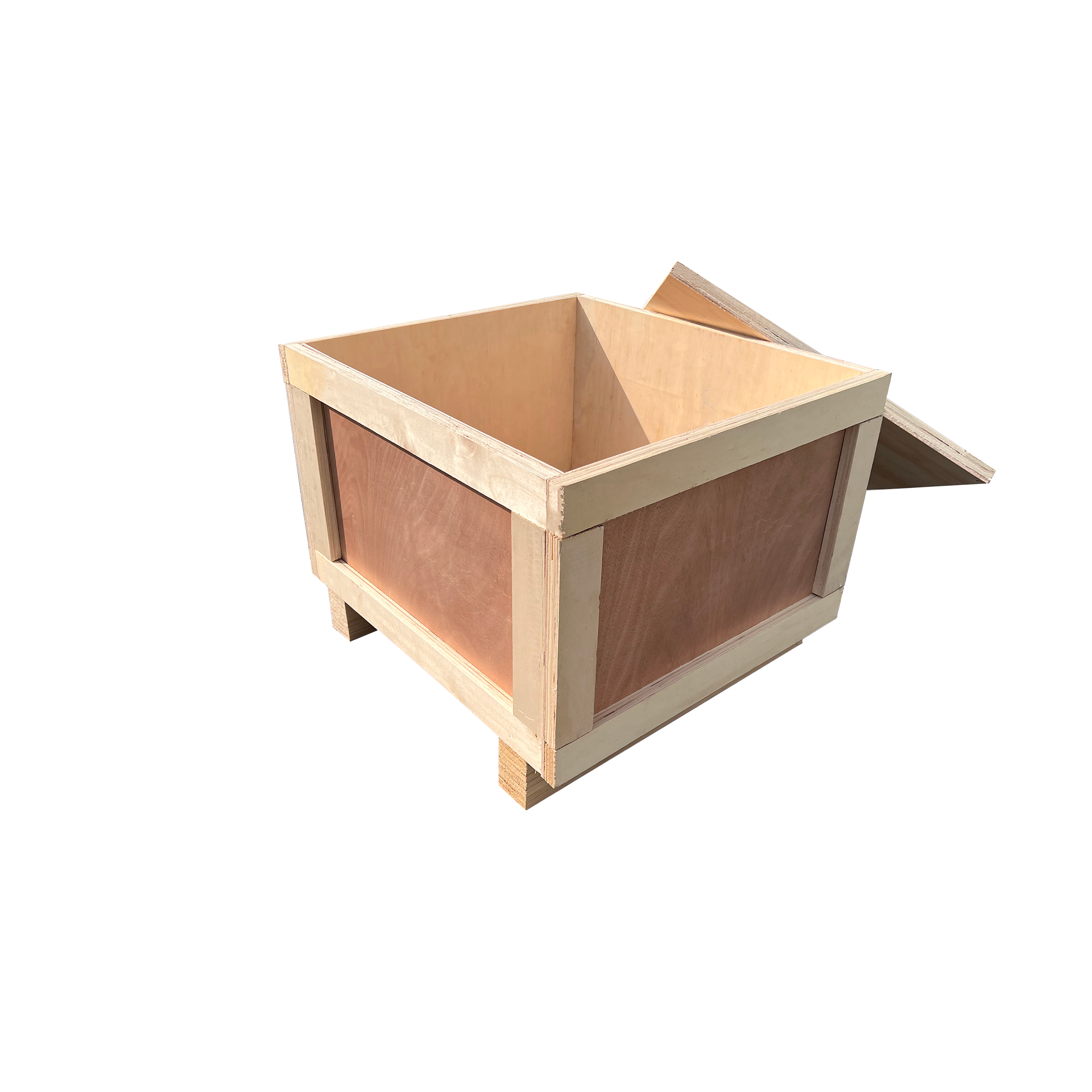 定 制出口运输托运免熏蒸胶合板包装快递可拆卸木箱上海物流箱