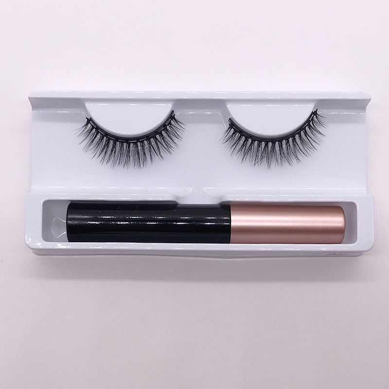 Ten Magnet False Eyelashes One-Pair Package Magnetic Liquid Eyeliner Set Soft and Comfortable Magnetic Eyelash