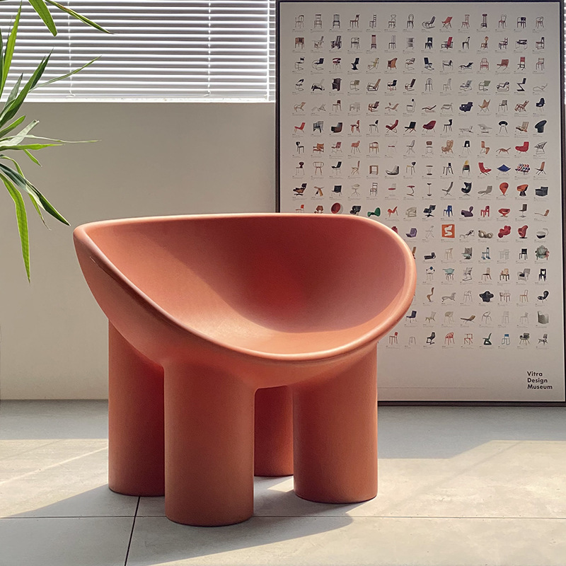 大象腿椅子北欧设计师家具休闲懒人单人沙发椅网红椅户外凳子