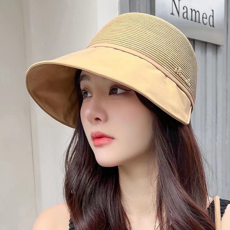 Hat Female Summer New Peaked Cap UV Protection Sun Hat Korean Style Popular Net Red Big Brim Sun Shade Sun Protection Hat