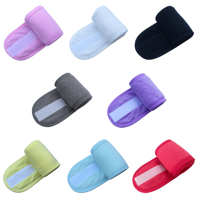 Velcro Hair Band Face Wash Makeup Double-Layer Headband European and American Ladies Sports Yoga Confinement Headscarf Beauty Headband