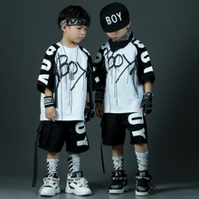 韩国街舞男童夏季短袖boy套装中小童男孩2024新款儿童夏装薄款8潮