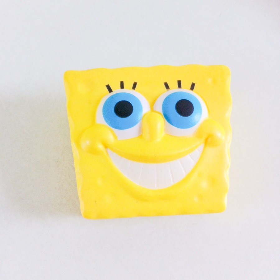 pu发海绵宝宝压力球 黄色海绵宝宝握力球 减压球公仔玩具礼品