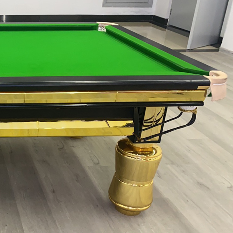 全新台球桌 家用球台中式黑8台球扑食者金腿台球桌标准成人家用