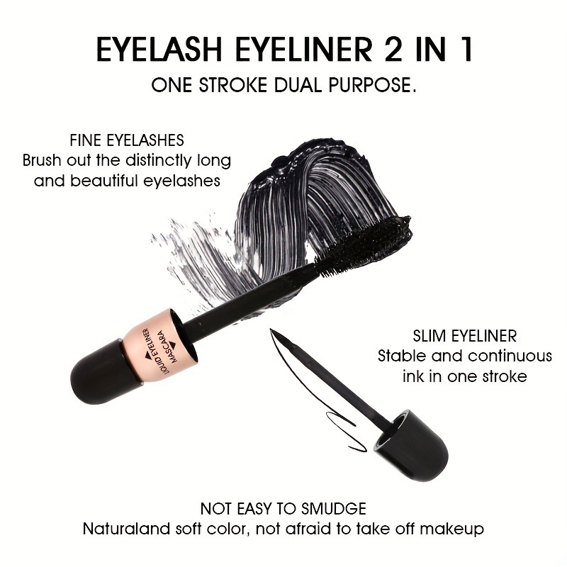 Ushas Cross-Border Hot Mascara Liquid Eyeliner Sweatproof Fadeless Long Lasting Non Smudge Natural Amazon Makeup