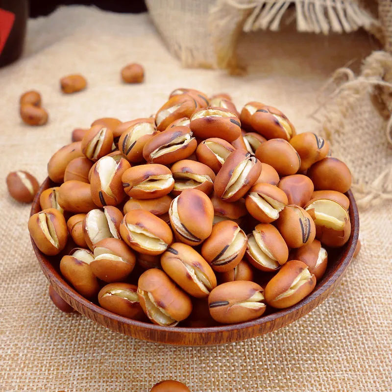 干蚕豆批发新货农家炒胡豆原味炒货休闲小兰花豆怀旧大豆厂家批发