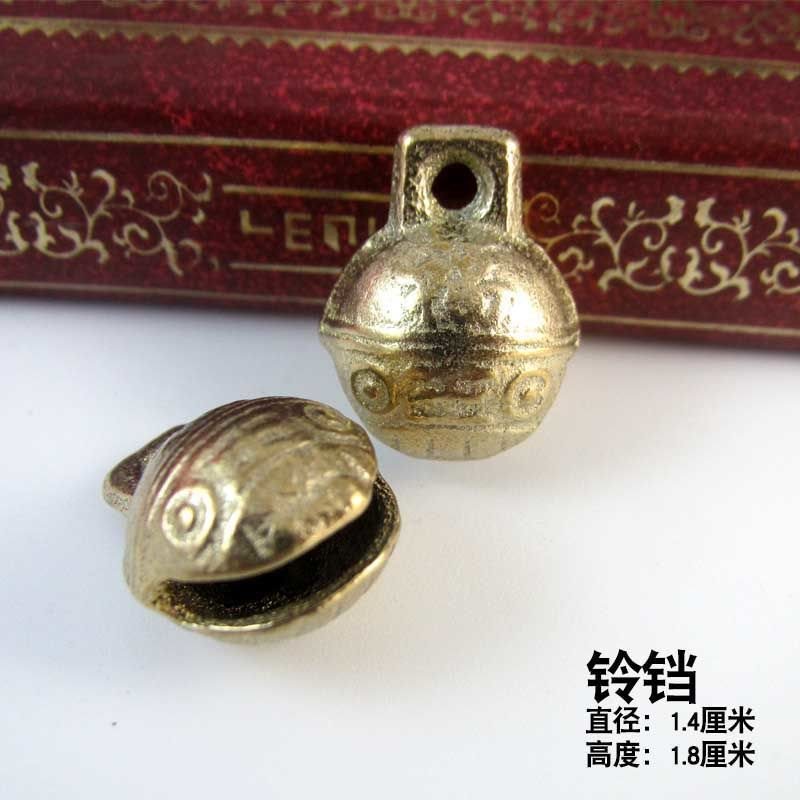 宠物猫咪狗狗铃铛超响特响黄铜项圈装饰品泰迪狗铜大中小号铃铛