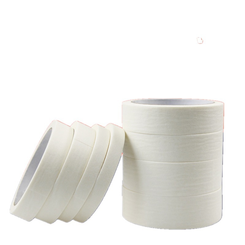 美纹纸 米白色中粘美纹纸胶带 20mm*36m遮蔽保护专用美纹胶纸