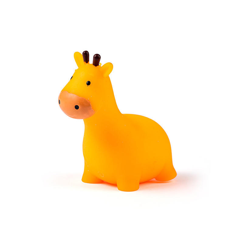 跨境热卖长颈鹿捏捏乐创意仿真动物发泄球解压神器减压儿童小玩具