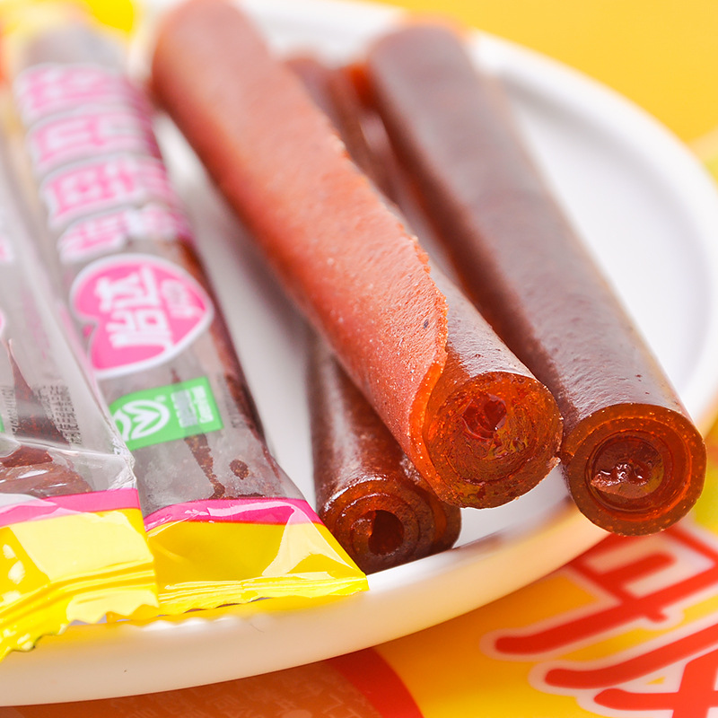 肖战同款怡达果丹皮200g袋装山楂卷酸甜蜜饯果干解馋糖果零食批发