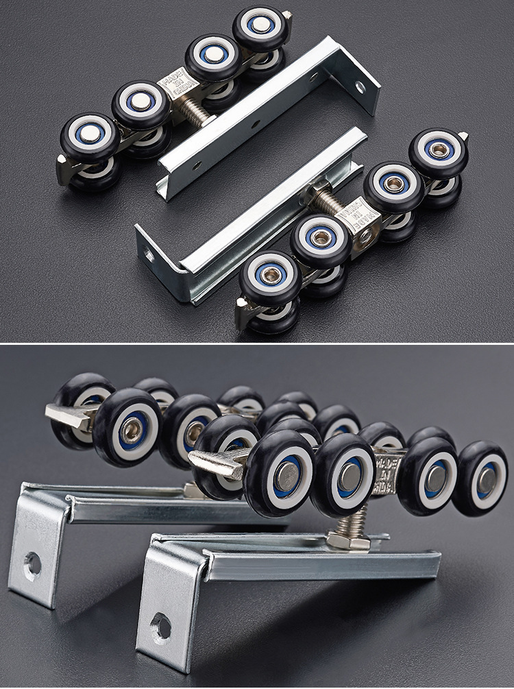 推拉门吊轮移门滑轮五金配件木门吊滑工业门玻璃吊门静音耐用门轮
