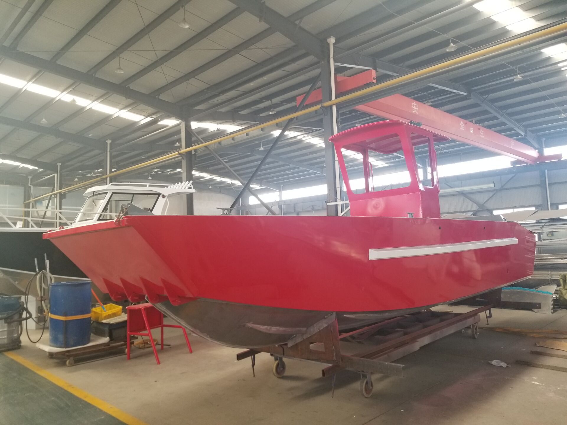 嘉世宝铝合金登陆艇游客船货船工作船游船7.9米执法艇-阿里巴巴