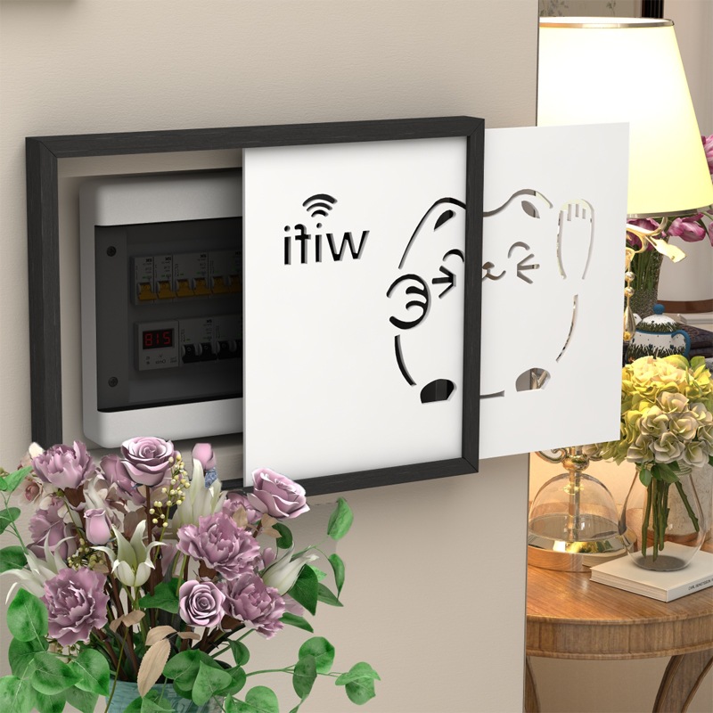 电表箱装饰画弱电箱空开箱多媒体遮挡箱配电箱装饰画电闸盒免打孔