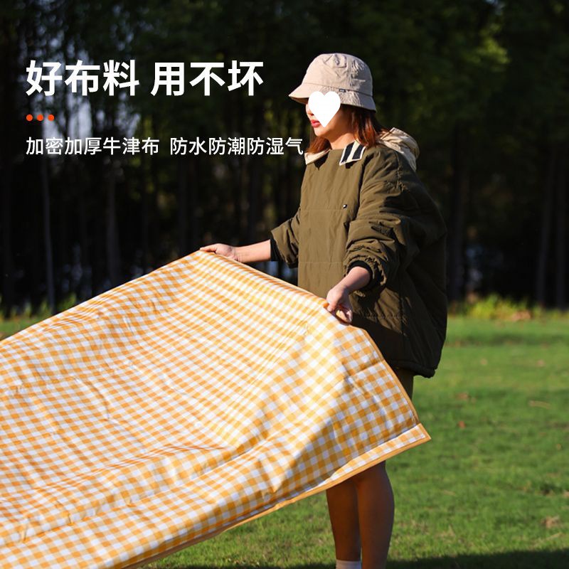 野餐垫 加厚防潮垫户外便携露营春游防水帐篷地垫可折叠野餐布