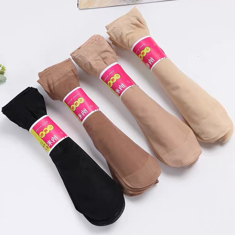 Factory in Stock Velvet Pepper Thin Socks for Women Stall Supply Summer Breathable Thin Short Stockings
