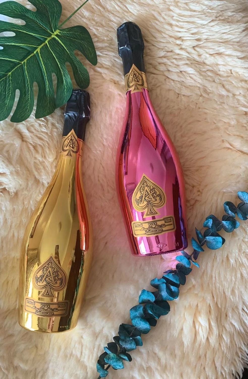 网红黑桃a起泡酒a香槟黄金版神龙套ktv夜店酒吧包邮