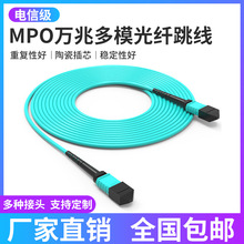 MPO光纤跳线万兆多模多芯MTP8芯12芯40G100G尾纤MPO-MPO转LC35102