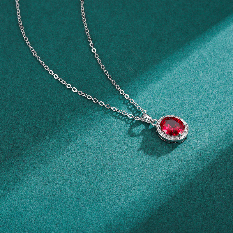 【女神礼品】欧奢华气质宝石套装绿碧玺彩宝项链女送生日礼物