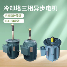 冷却塔三相异步电动机 防水电机 凉水塔风机5.5kw 7.5kw 11kw