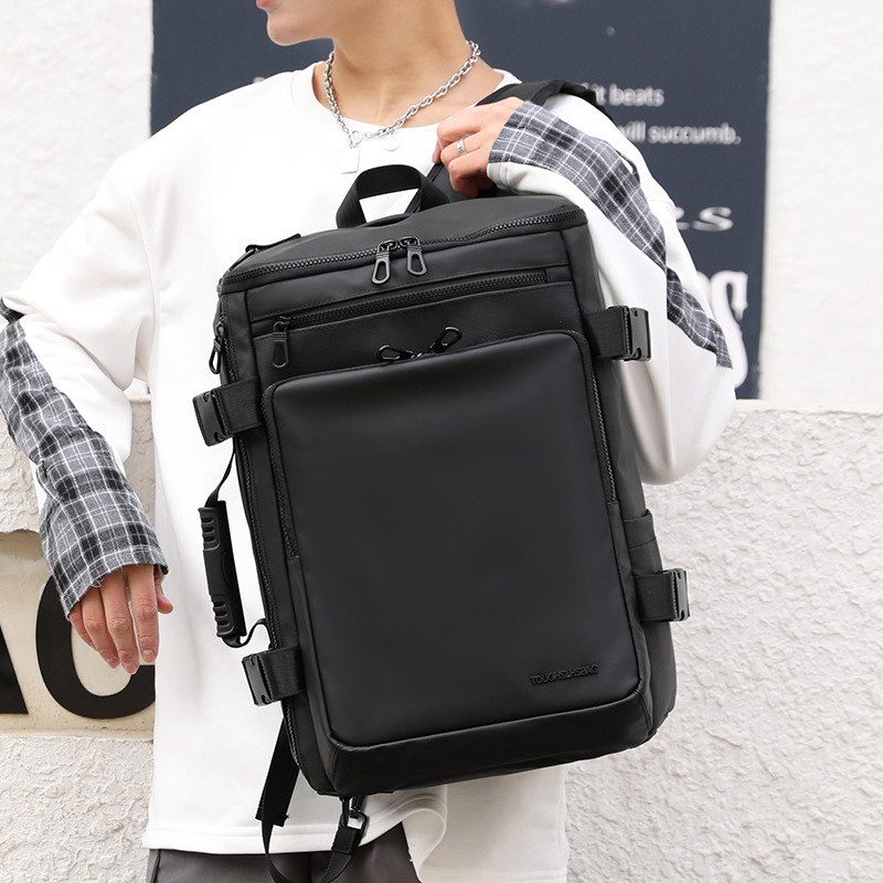 Quality Men's Bag Business Computer Backpack Shoulder Messenger Bag Fashion Portable Travel Bag Schoolbag One Piece Dropshipping