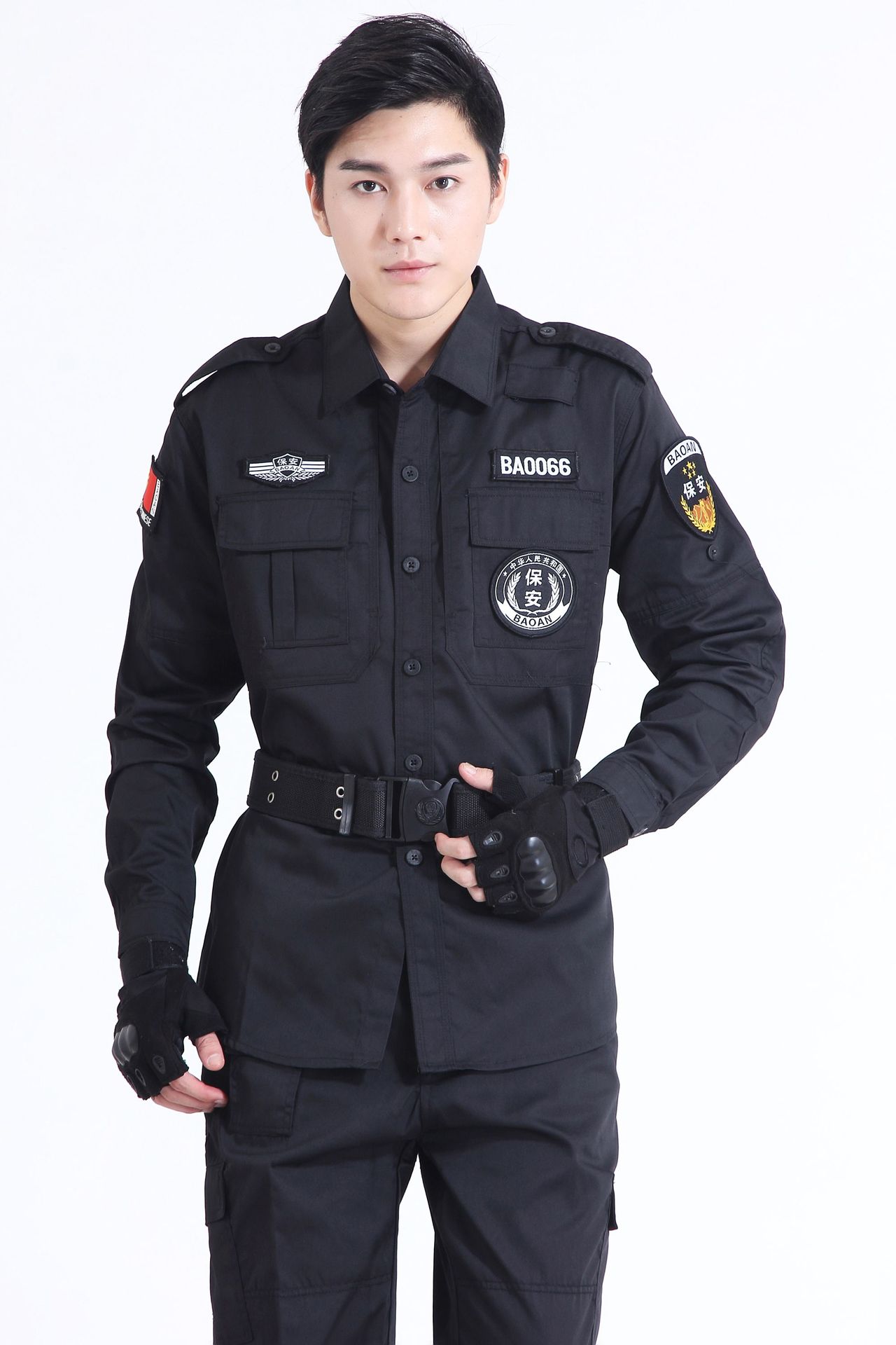 原版春秋季物业服特保服保安工作制服男作训服 含棉斜纹夏长袖