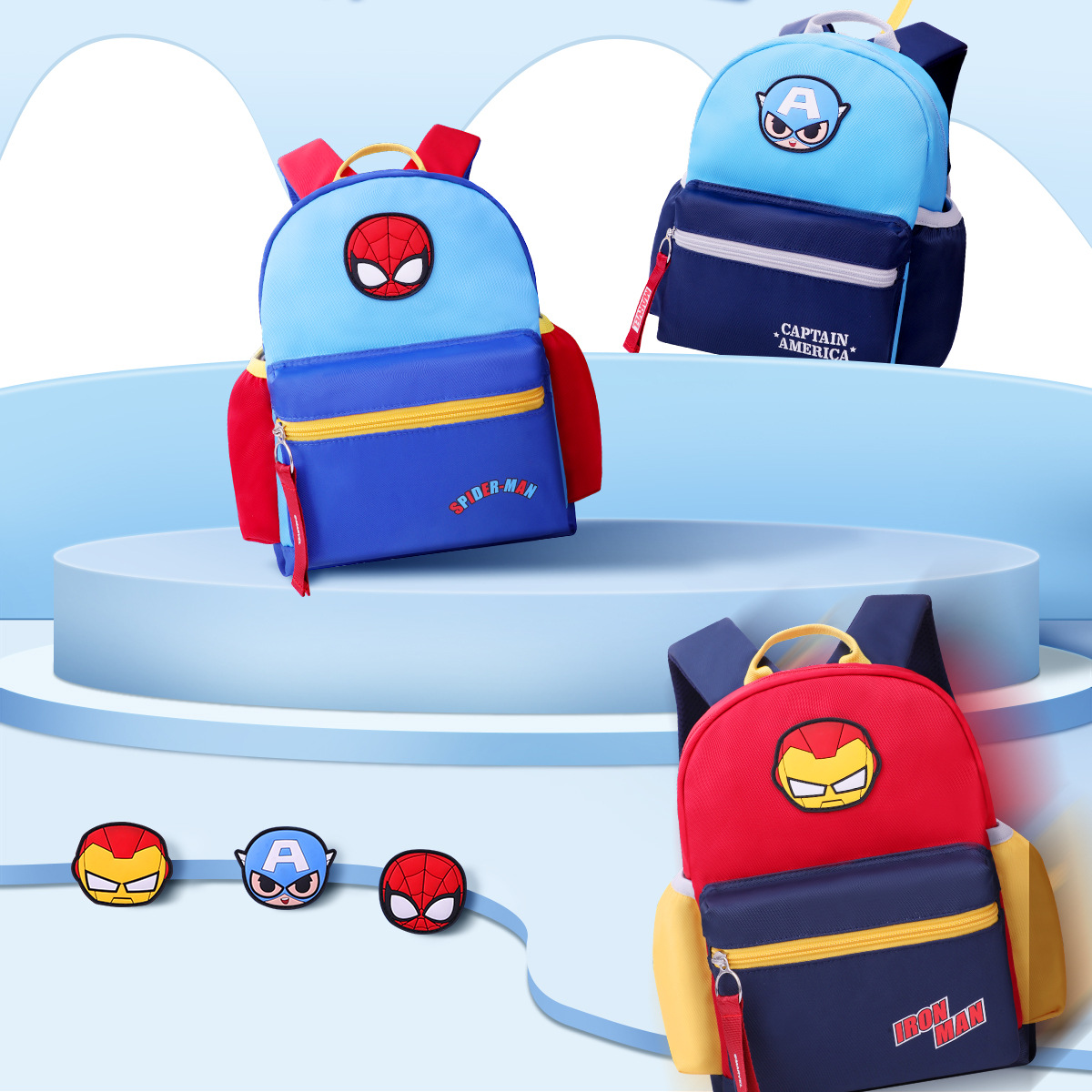 Ba5946 Disney Children's Backpack Boy Cartoon Backpack School Season Kindergarten Baby Lightweight Schoolbag